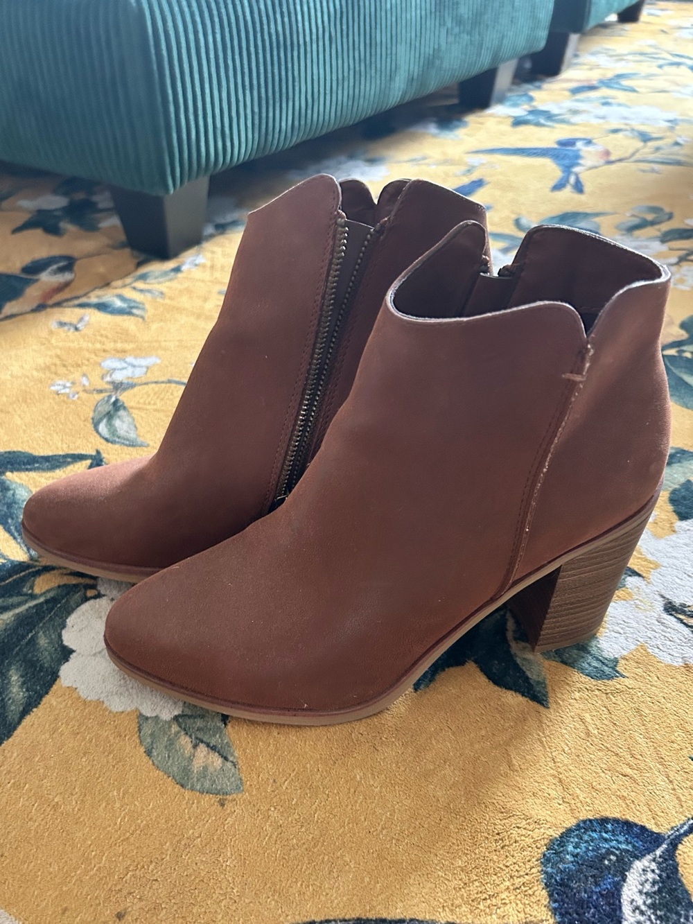 MIA Patton Ankle Booties in Cognac